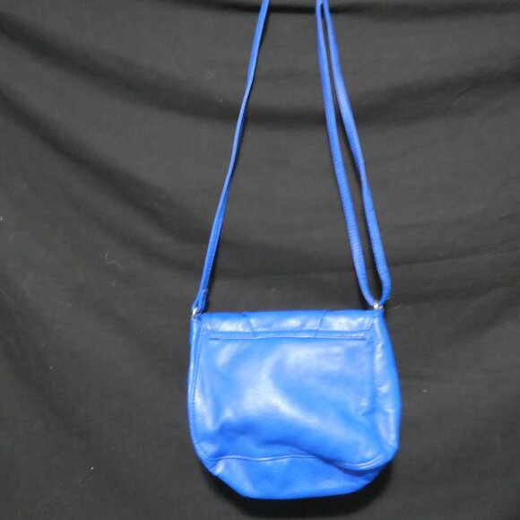 H&M | Blue Faux Leather | Shoulder Bag - Picture 3 of 11